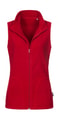 Dames Fleece Bodywarmer Stedman ST5110 Scarlet Red